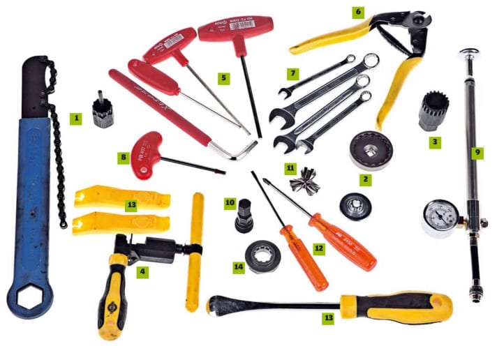   The right basic equipment of tools and tools for hobby screwdrivers.
