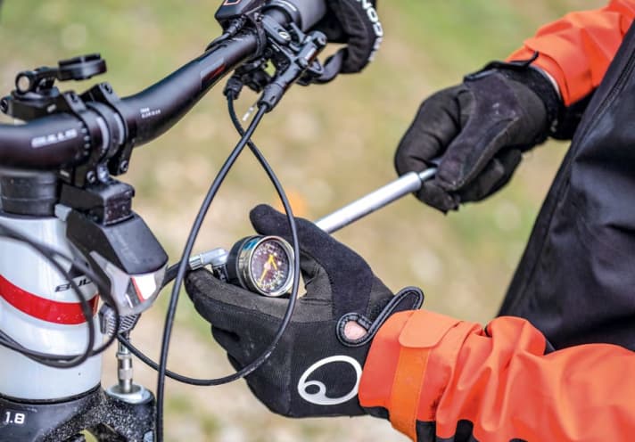 Federhärte einstellen