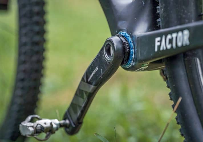 Factor relies on high-end bearings from Ceramic Speed for both the bottom bracket and the headset.