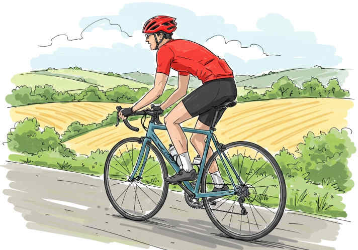 Eine Radhose kann den entscheidenden Unterschied machen zwischen ankommen und abbrechen