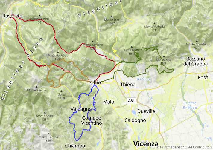 4 Tourentipps für die Vizentiner Alpen