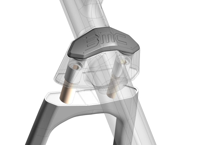   The elastomer insert for the BMC Teamelite is available in three different degrees of hardness.
