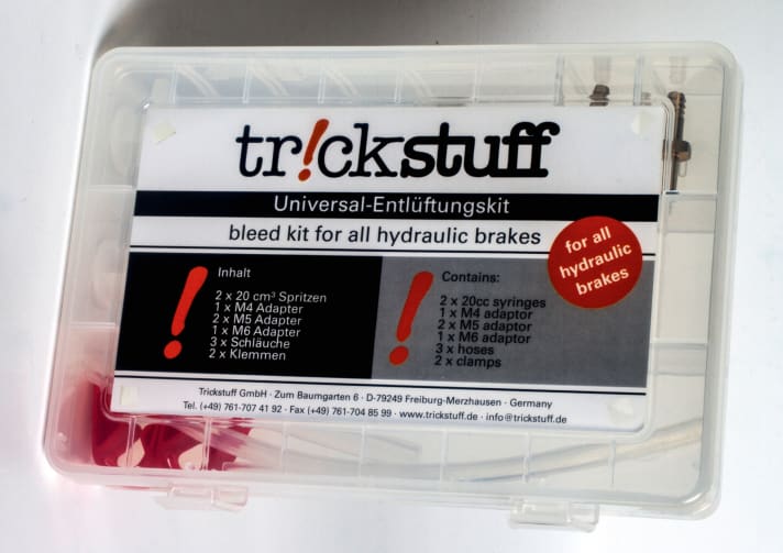   Bleeding kit for the brake from Trickstuff