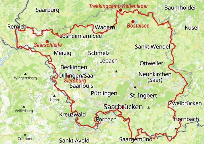 Gravelbike-Saarlandrunde