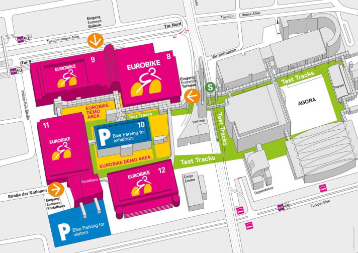 In July 2022, the latest trends and products from the world of cycling will be presented on more than 100,000 square metres on the West Area of Messe Frankfurt.