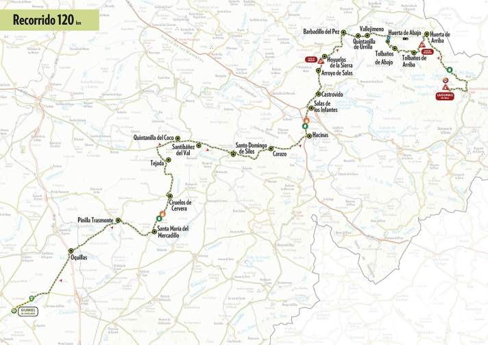 The route of the 4th stage