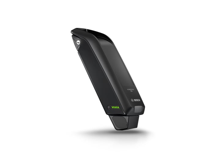   The 500 Wh battery of the Bosch Performance Line for 2016.
