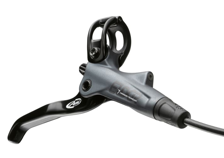   The Elixir 7 is available in darker "storm grey" or in silver - in contrast to the 9, however, without pressure point adjustment.