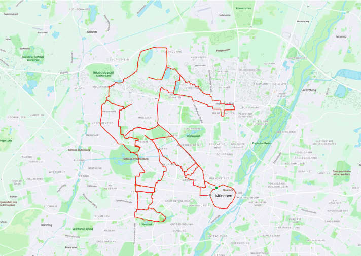 Strava-Kunst: Hinter den Bildern stecken eine gute Planung und einige Kilometer mit dem Crossrad.