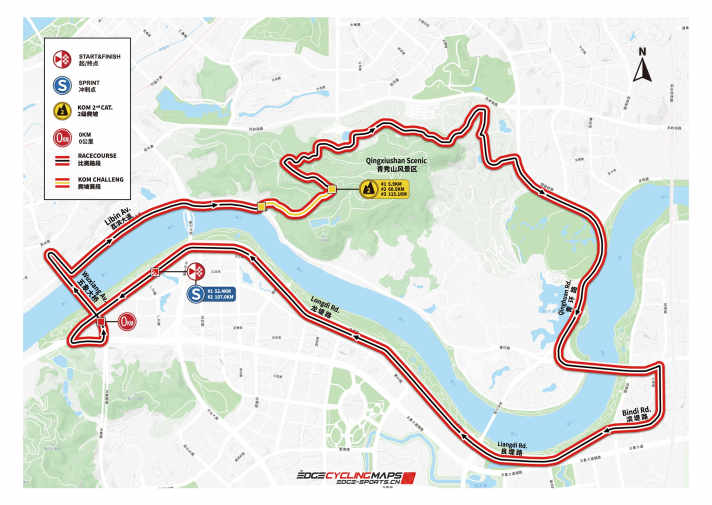 Die Strecke der 6. Etappe