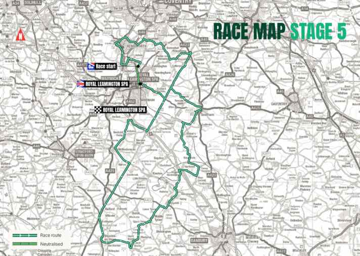 Le parcours de la 5e étape du Tour of Britain Women 2026