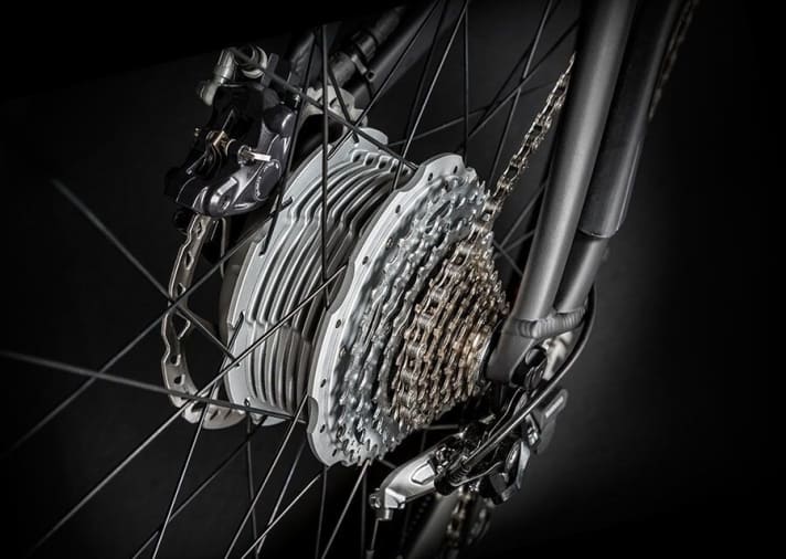   Der Nabenmotor Maxon Bikedrive soll 3,5 Kilo wiegen und 50 Newtonmeter Drehmoment bieten.