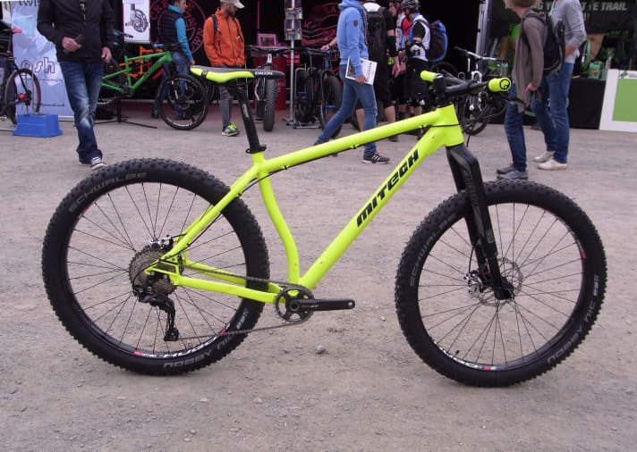 Can also do 29+: the one-off of the next plus hardtail from Mi-Tech.