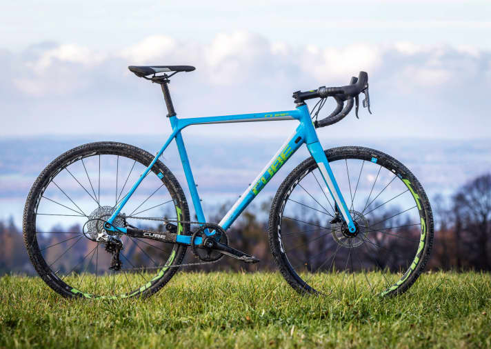   A solid cyclocross bike for 1600 euros: the Cube Cross Race SL.