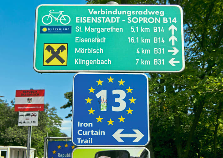 Der Radweg Eiserner Vorhang verläuft insgesamt auf fast 10.000 Kilometern von der Barentssee bis zum Schwarzen Meer