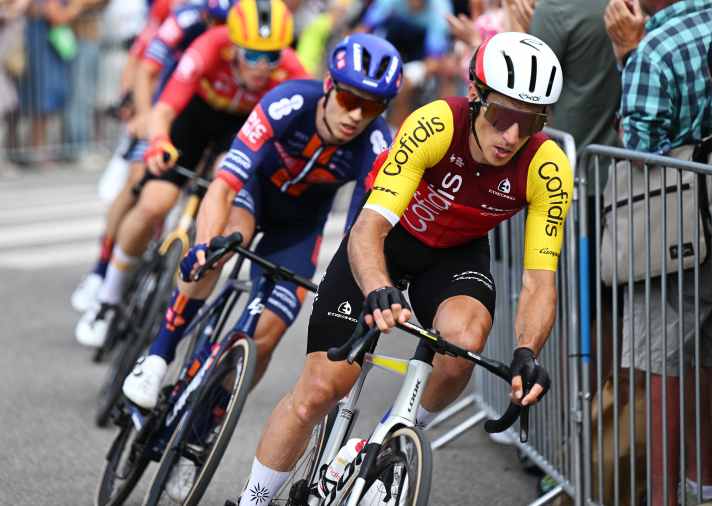 Die Gruppe auf dem Rundkurs in Kopenhagen bekommt nur einige Sekunden