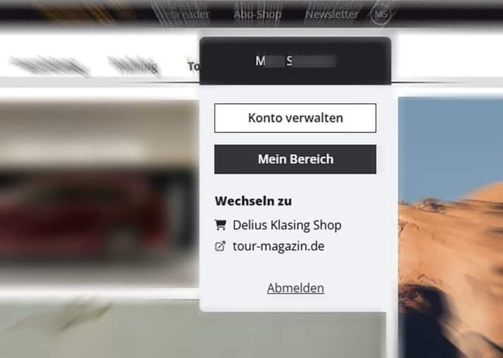 Mein Bereich: Hier findest du GPX-Daten, Premium Guides und vieles mehr