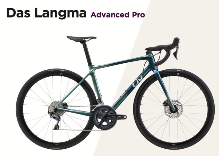   Close to the professional racer: The Liv Langma Advanced Pro for from 3,999 euros.