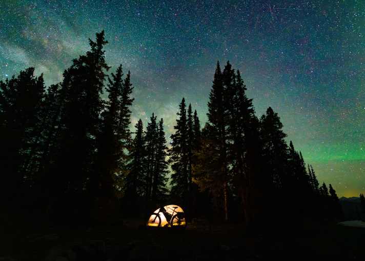 Le rêve des bikepackers. Mais nous pensons que l'endroit est tout aussi agréable sans tente.