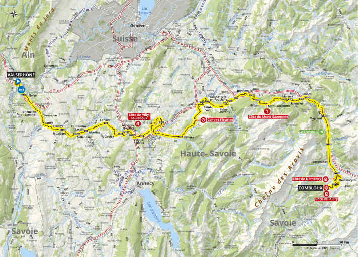 The 6th stage on the map