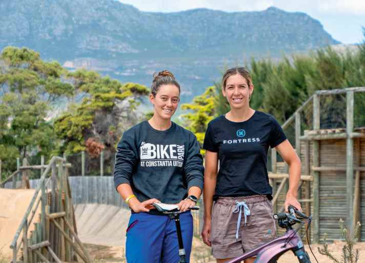 Jessi Nixon und Ila Stow betreiben mit ihrer Familie den Bikepark “The Bike Park” in Kapstadt. | Markus Weinberg