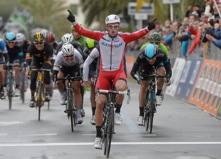 Alexander Kristoff won Milan-San Remo in 2014