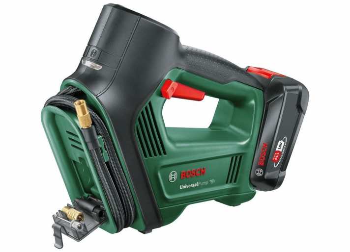 Cordless compressors: Bosch Universal Pump 18V