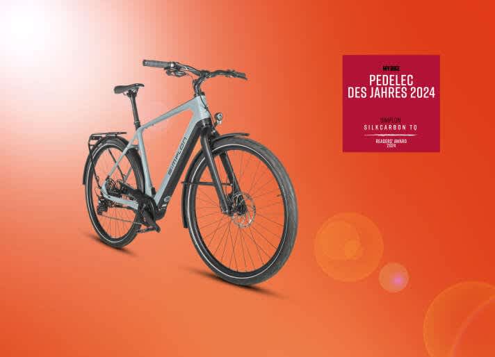 The Simplon Silkcarbon TQ is the winner of the readers' choice for Bike of the Year 2024 in the Pedelec category.