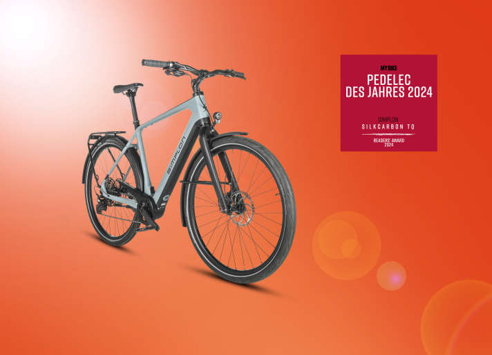 Das Simplon Silkcarbon TQ ist Gewinner bei der Leserwahl zum Bike of the Year 2024 in der Kategorie Pedelec.