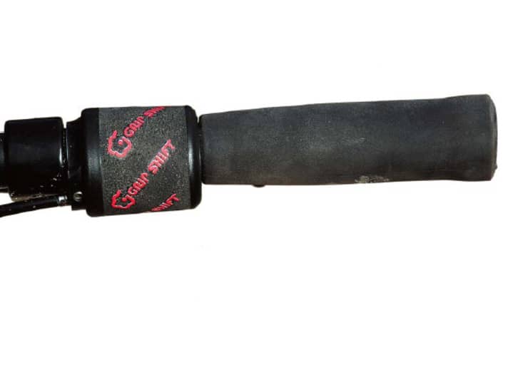   Die Anfänge des Grip Shift-Hebels von Sram.