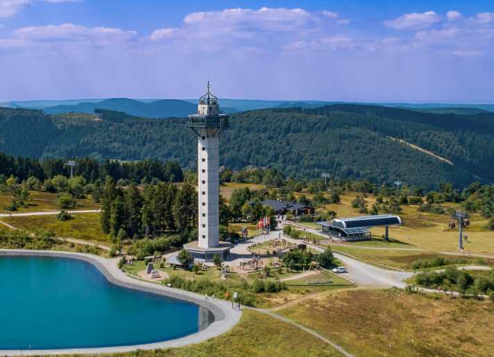 Ettelsbergplateau, Bergsee & Hochheideturm