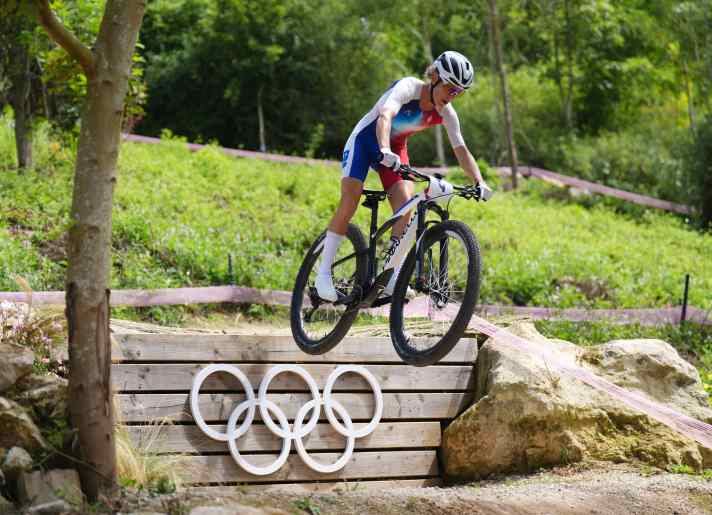 Überfliegerin: Pauline Ferrand-Prevot fuhr überlegen zum Olympiasieg auf dem MTB | John Walton