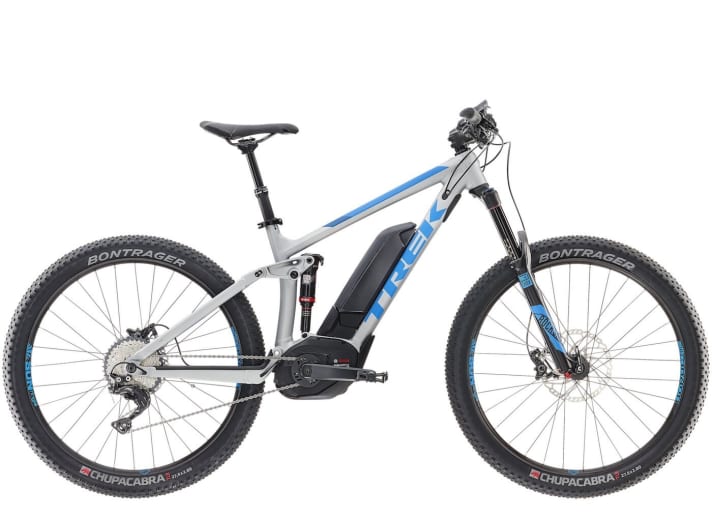   Trek Powerfly 8 LT mit 150 Millimeter Federweg: 5099 Euro