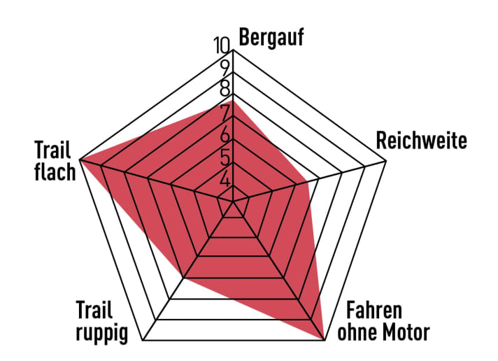 Auf flachen, seichten Trails kann das Vam² SL seine Spritzigkeit voll ausspielen. Beschleunigen über 25 km/h? Kein Problem. Die Reichweite ist für ein Light-E-MTB überdurchschnittlich, ebenso die Power.