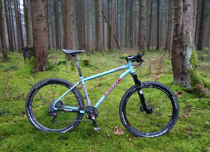   Das Ritchey P-650b begeistert die Freunde klassischer Formen mit seiner filligranen Silhouette. 