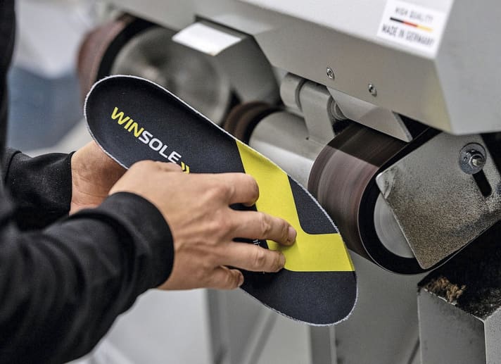 Point of view: Customised insoles can eliminate pain and improve power transmission.
