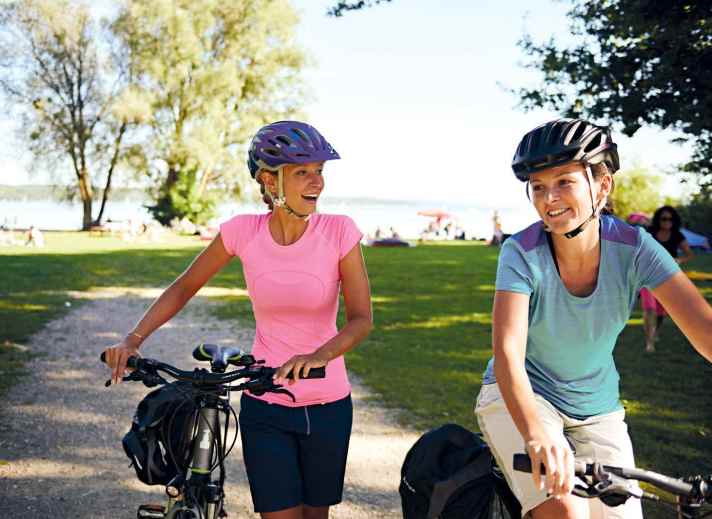 The Amper circular tour can also be extended to the northern shore of the Ammersee.