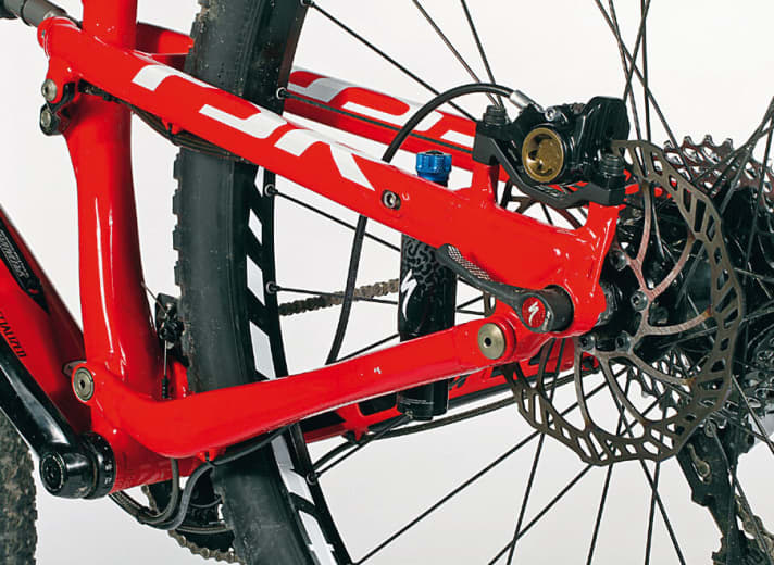  The automatic Brain suspension is very suitable for (racing) sporty use. You have to be precise with the Autosag.
