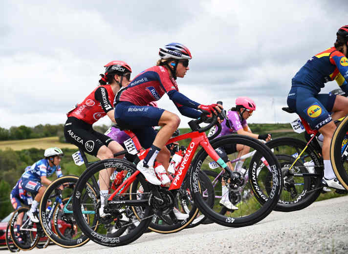 On the 3rd stage of the Vuelta a Burgos Feminas, Petra Stiasny was able to achieve a strong 5th place in the uphill finish