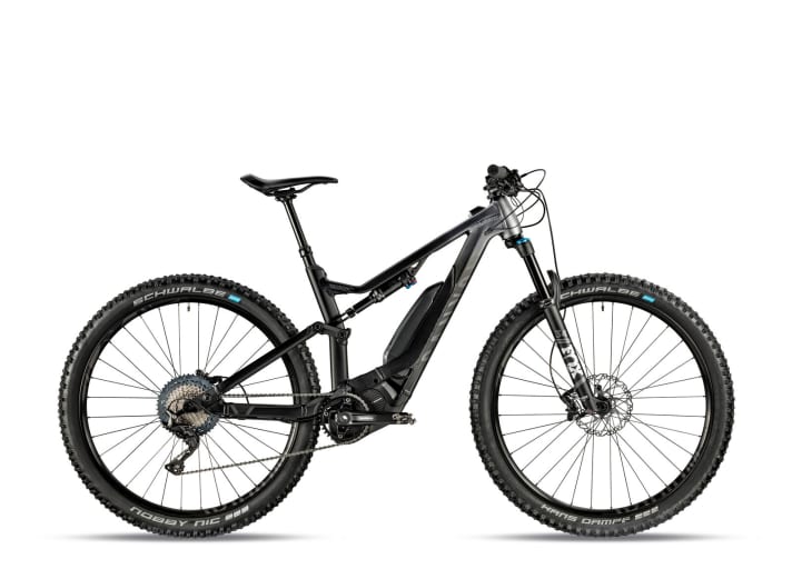   Deore hubs from Shimano and entry-level suspension from Fox with Rhythm and DPS Performance: the Canyon NeuronOn 6.0 for € 3799.