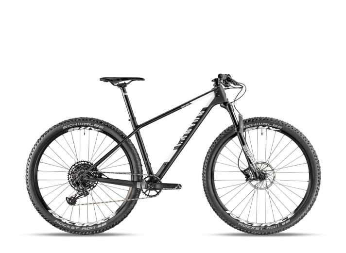   Canyon's entry-level carbon hardtail: the Exceed CF SL 5.0 for 1699 euros.
