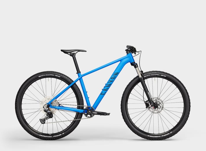   Entry into Canyon's 2021 hardtail programme: the Grand Canyon 5 with aluminium frame and Shimano's new 1x12 Deore drivetrain.