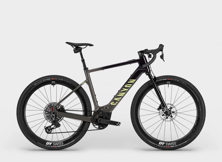 Groupe de vitesses Mullet et Dropper-Seatpost, le Grizl:ON CF Trail est ainsi paré pour (presque) toutes les aventures.