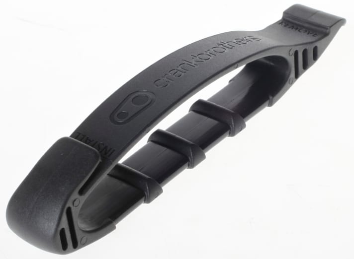   Der Speedier Lever von Crank Brothers hat eine eigenwillige Form.