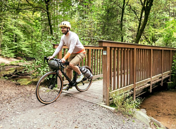 Prinzipiell eignet sich jedes Gravelbike-Modell fürs Bikepacking.