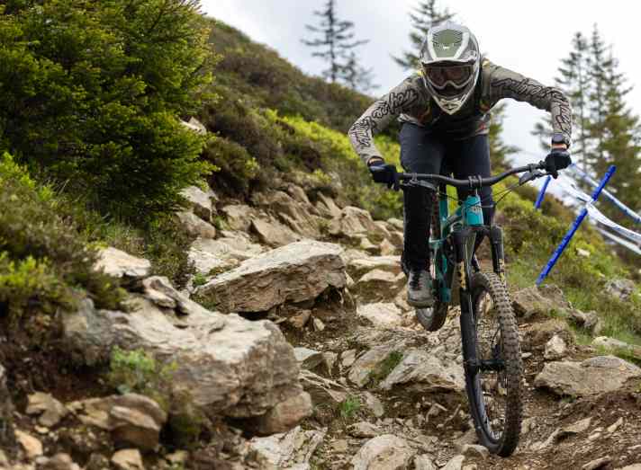 The Fox Podium really comes into its own on rough terrain.