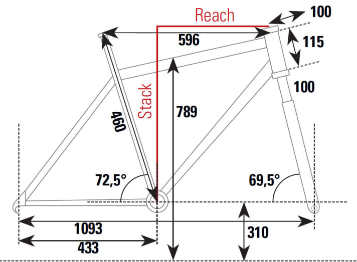   Die Geometrie des Bulls Copperhead 3 RS im Überblick.