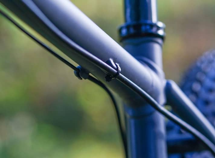   Hundert Prozent wartungsfreundlich: Außen verlegte Züge. 