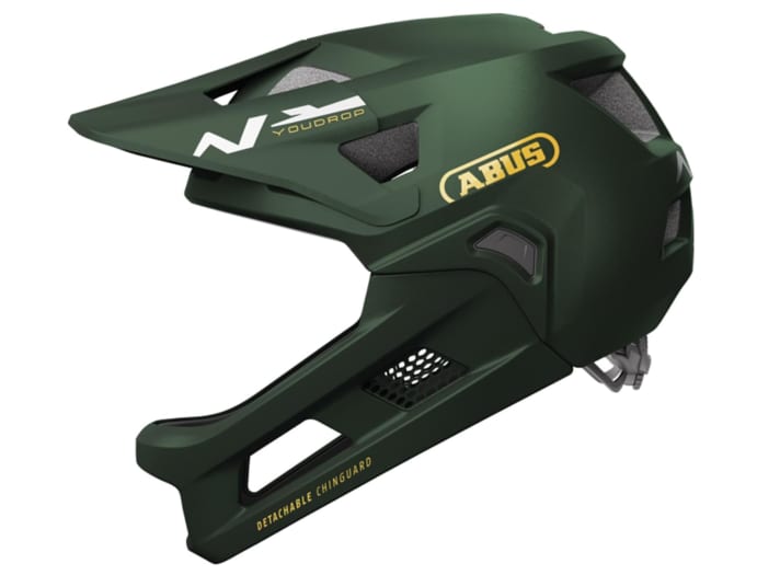 The lightweight full-face from Abus has a removable chin guard - the ideal helmet for all occasions