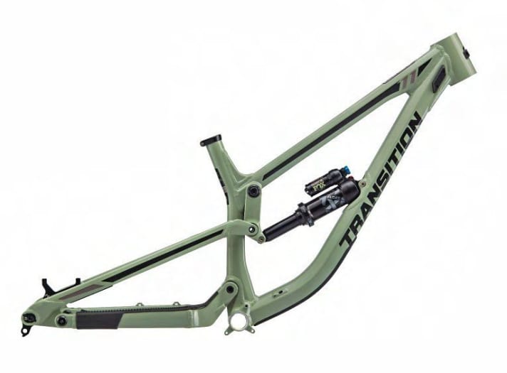 The Transition frame kit in Misty Green for 2499 euros.